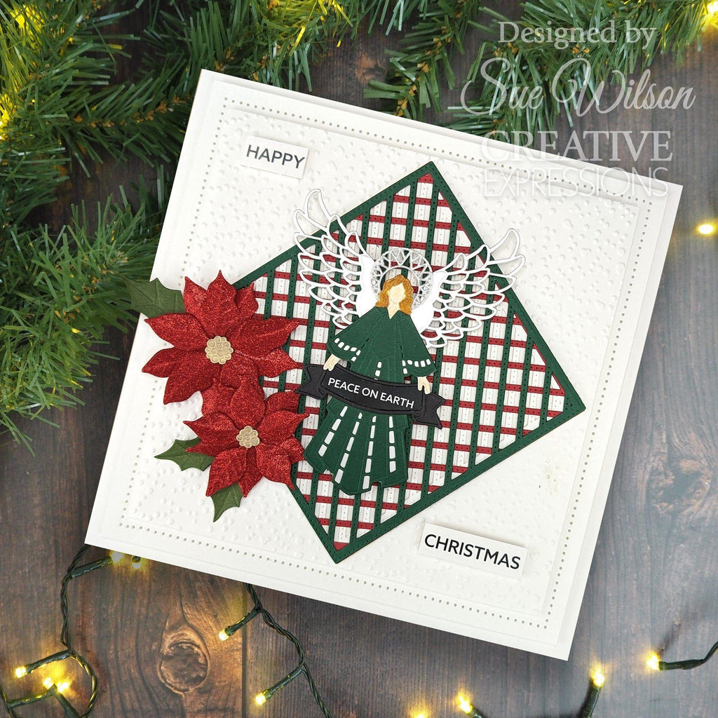 Creative Expressions Pierced Lattice Background Dies ced3284 christmas