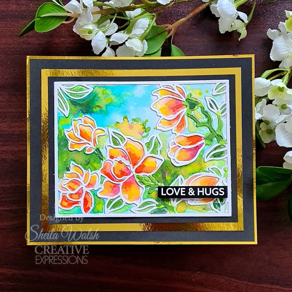 Creative Expressions Magnolia Cover Plate Die ced4492 love & hugs