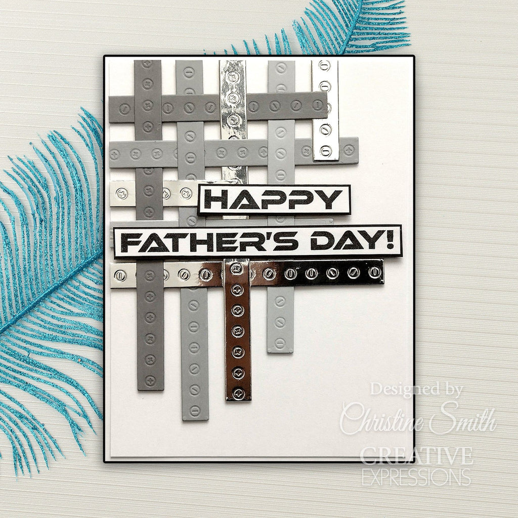 Creative Expressions Assorted Tool Borders Dies ced7161 father's day