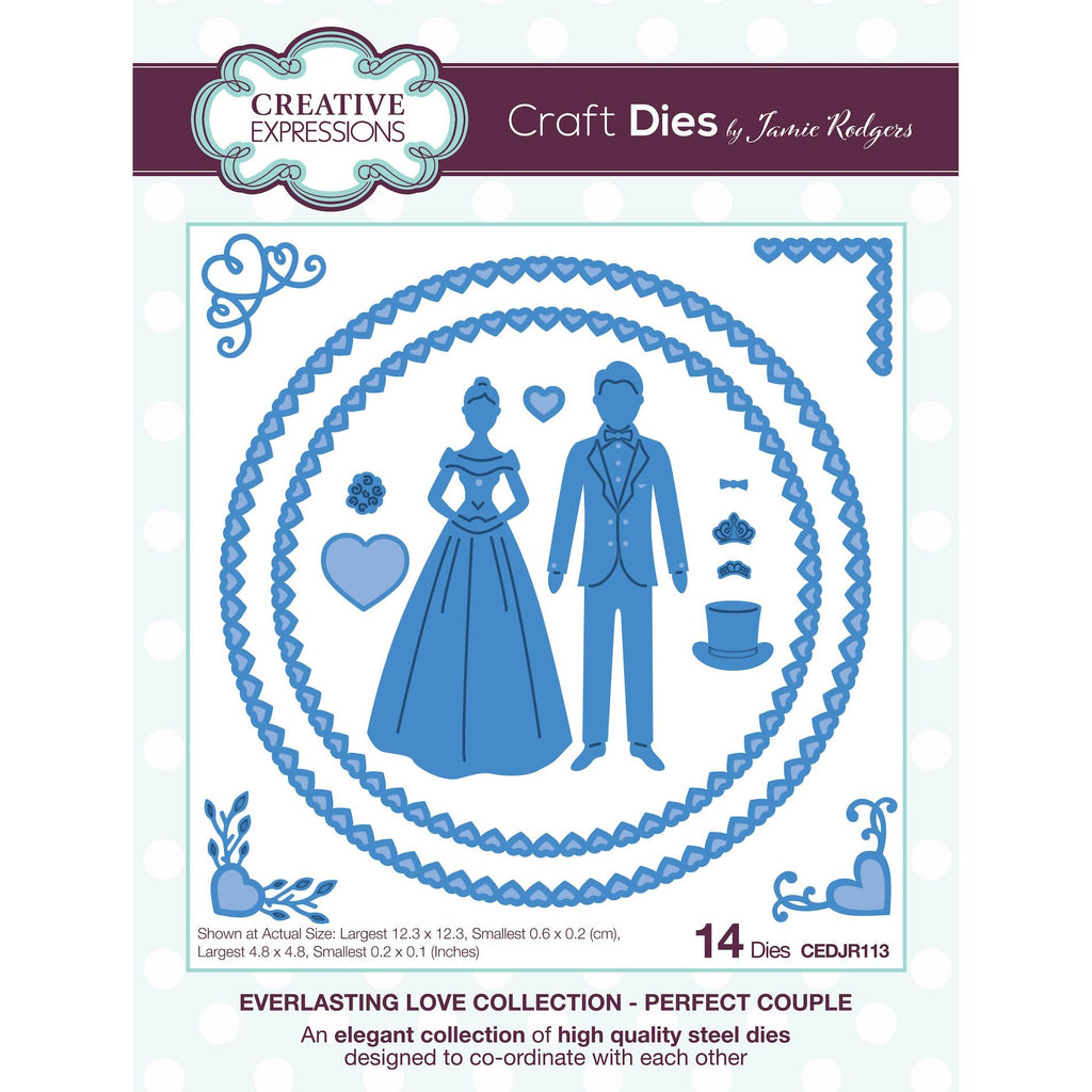 Creative Expressions Perfect Couple Craft Dies cedjr113