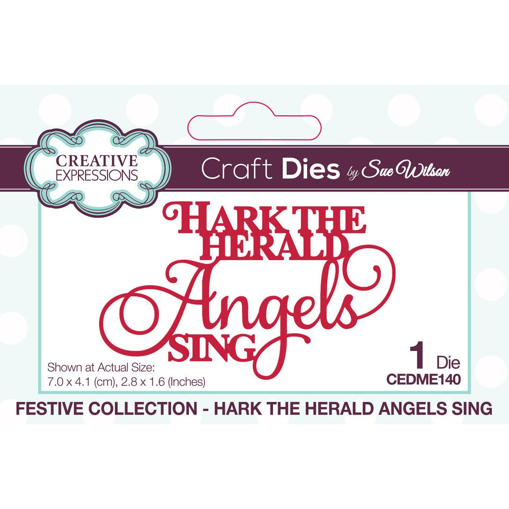 Creative Expressions Hark The Herald Angels Sing Festive Collection Die cedme140