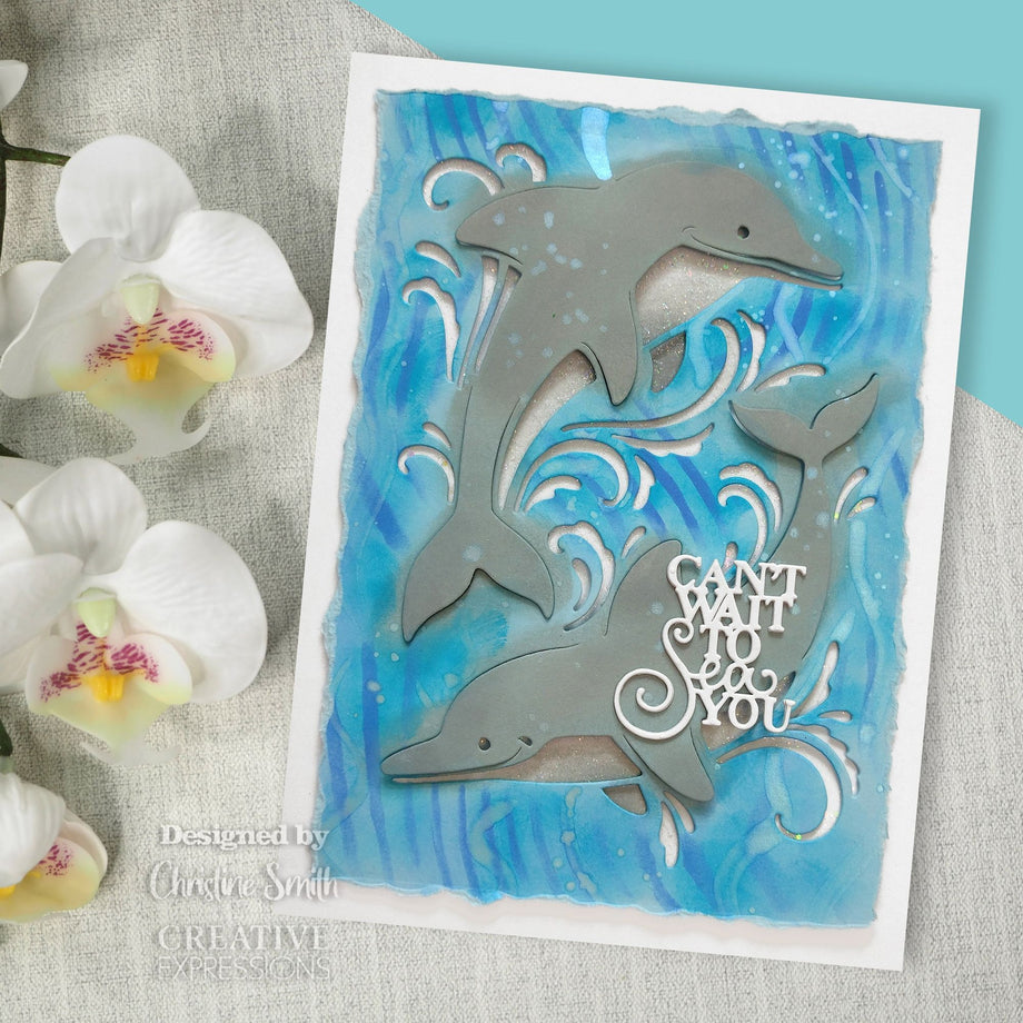 Creative Expressions Dolphin Dive Paper Cut & Lift Die Cedpc1231