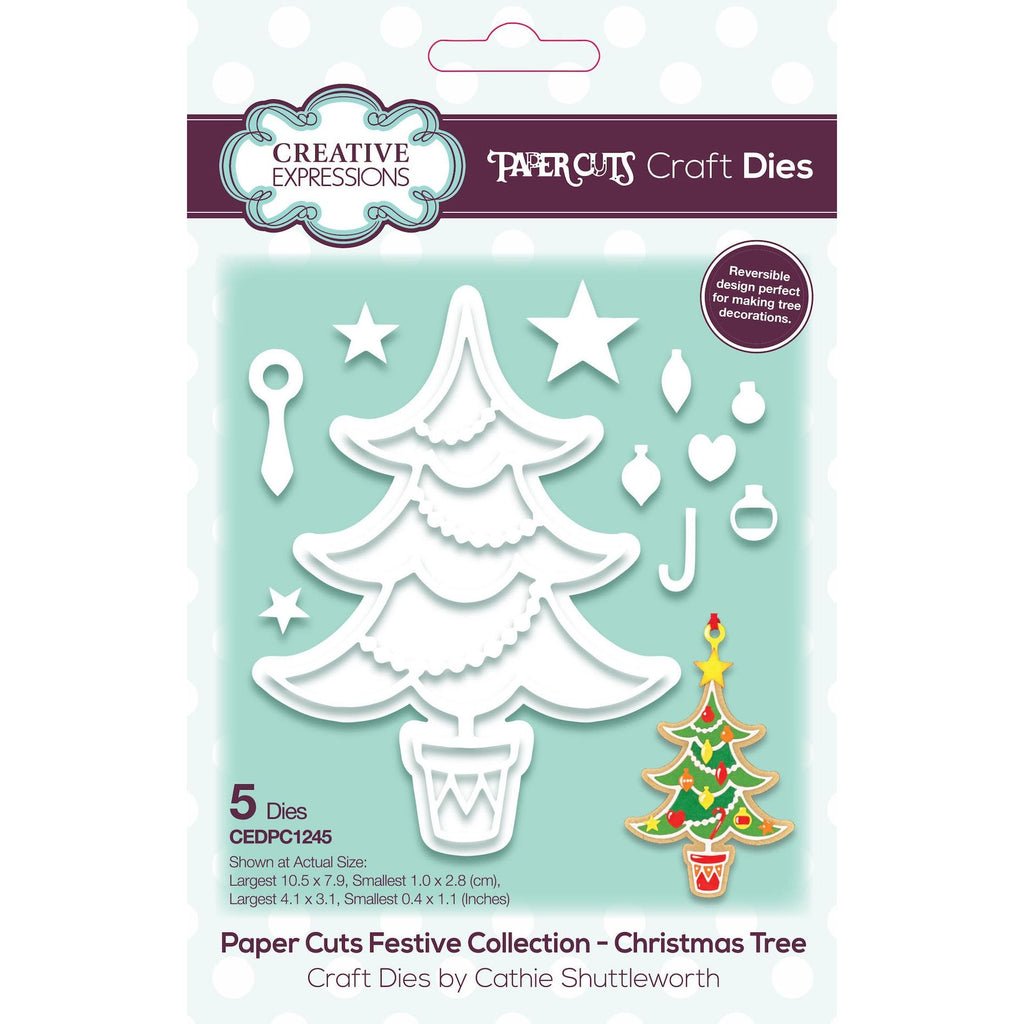 Creative Expressions Festive Christmas Tree Die cedpc1245