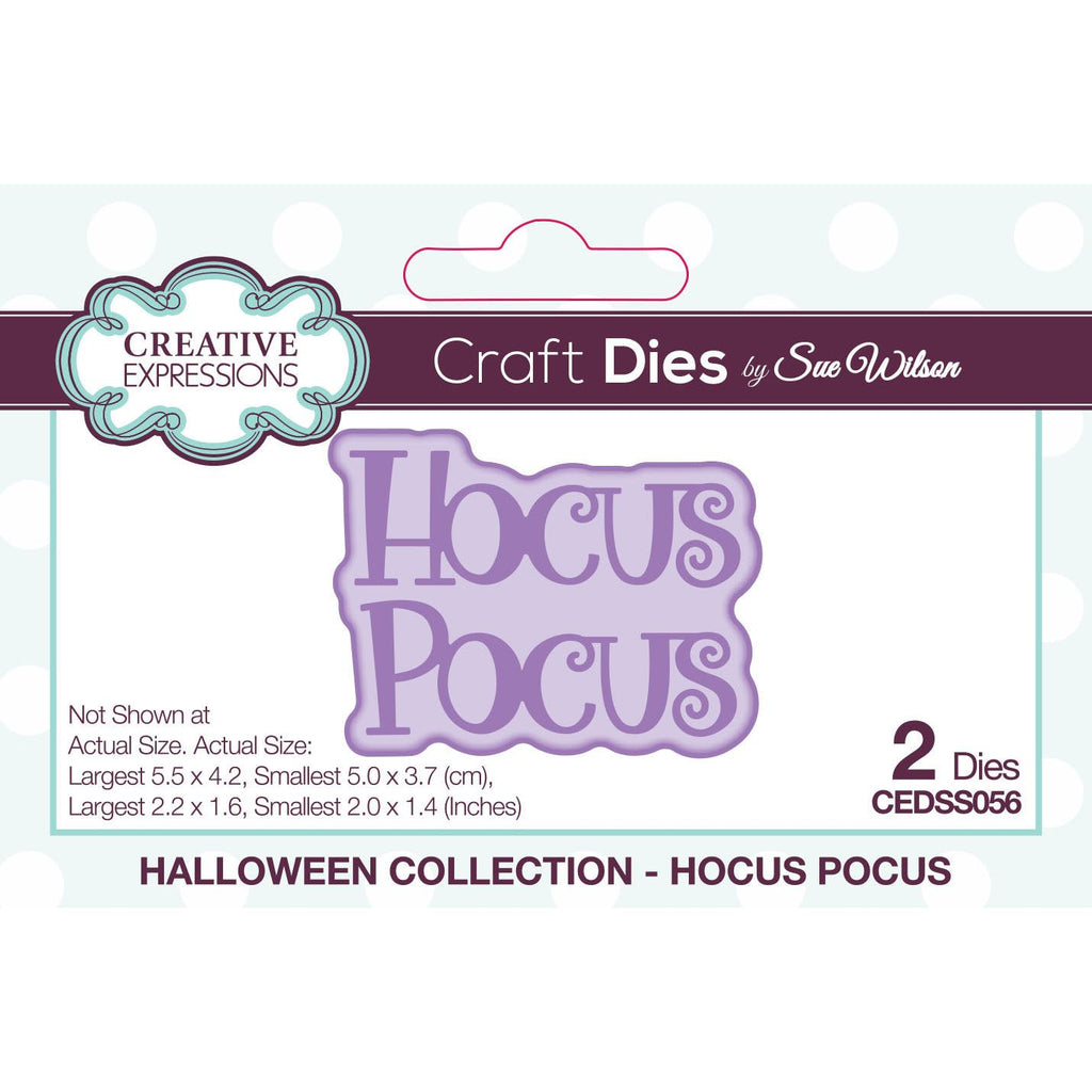 Creative Expressions Halloween Shadowed Sentiments Hocus Pocus Dies cedss056