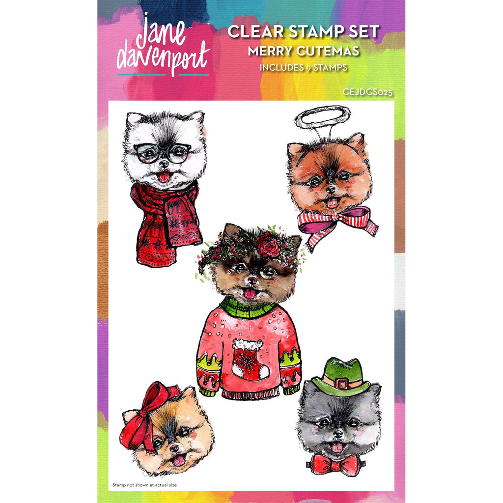 Creative Expressions Merry Cutemas Clear Stamps cejdcs025