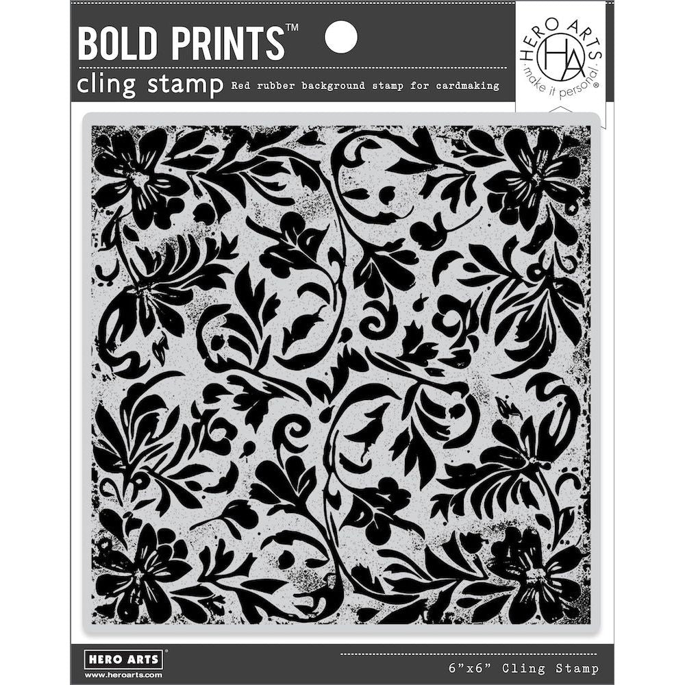 Hero Arts Abstract Poinsettia Bold Prints Clear Stamp Set cg940