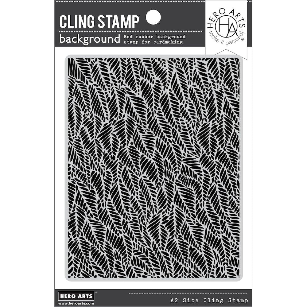 Hero Arts Leafy Background Cling Stamp Set cg942 packaging