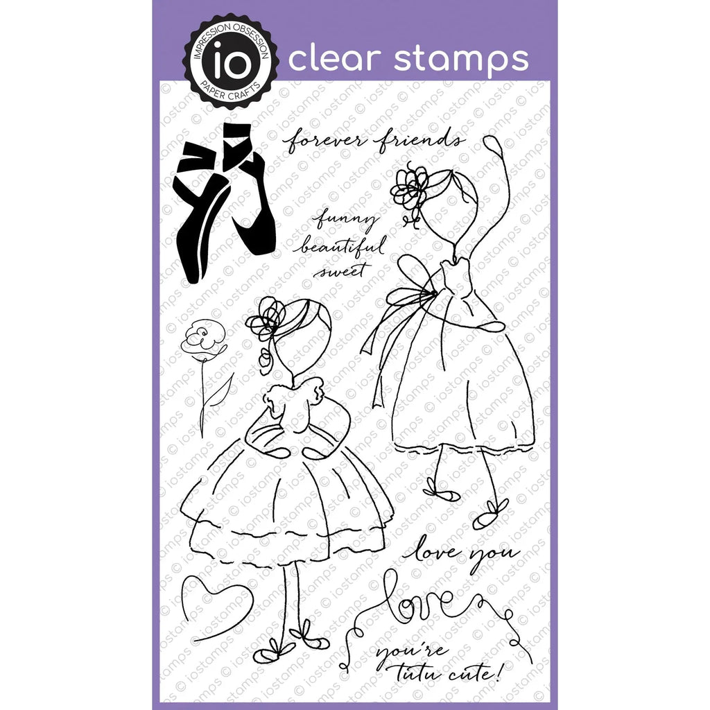 Impression Obsession Tutu Cute Clear Stamp Set cl1281