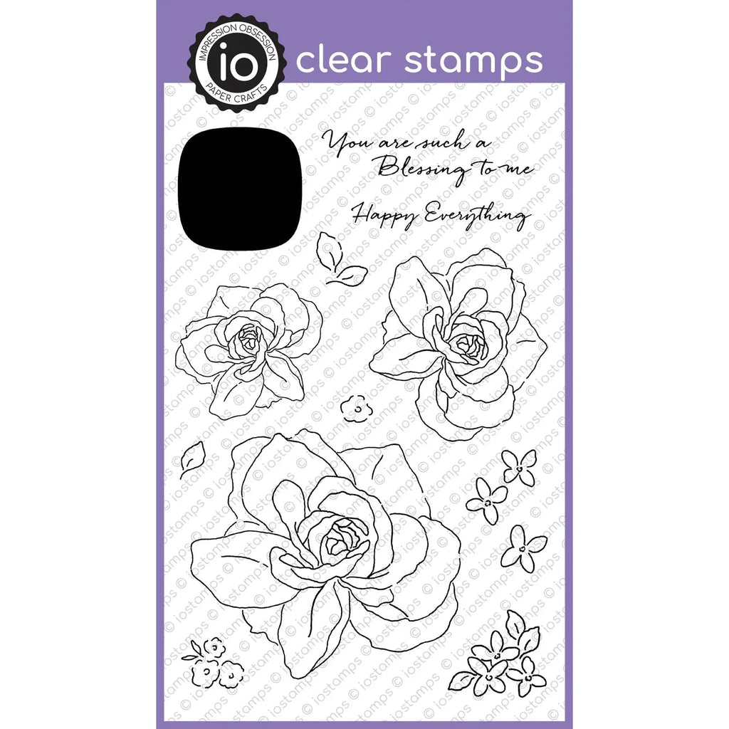 Impression Obsession Everythng Roses Clear Stamps cl1286