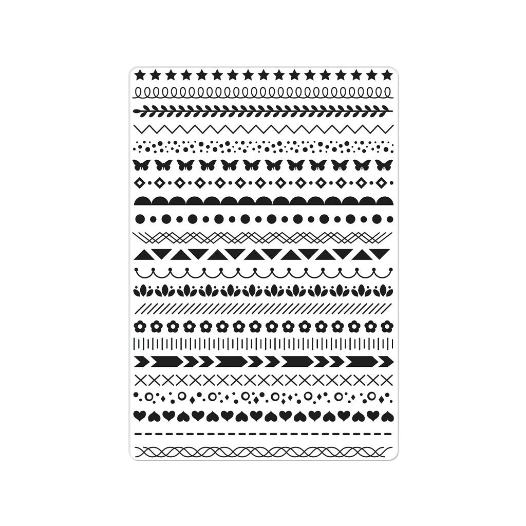 Hero Arts Clear Stamps Decorative Strips cm744