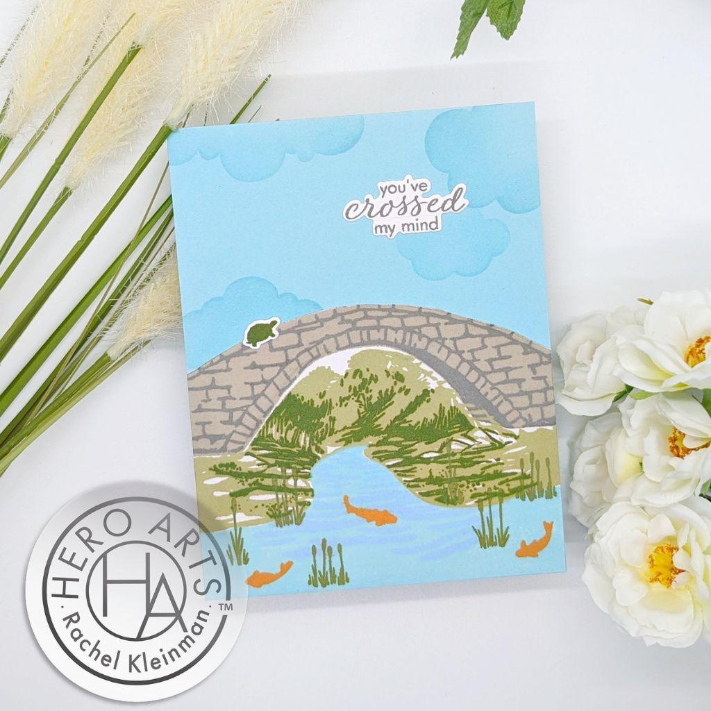 Hero Arts Clear Stamps Stone Bridge HeroScape cm750 stone bridge