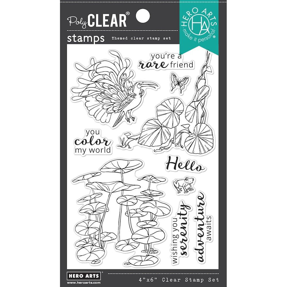 Hero Arts Jungle Serenity Clear Stamp Set cm777 product