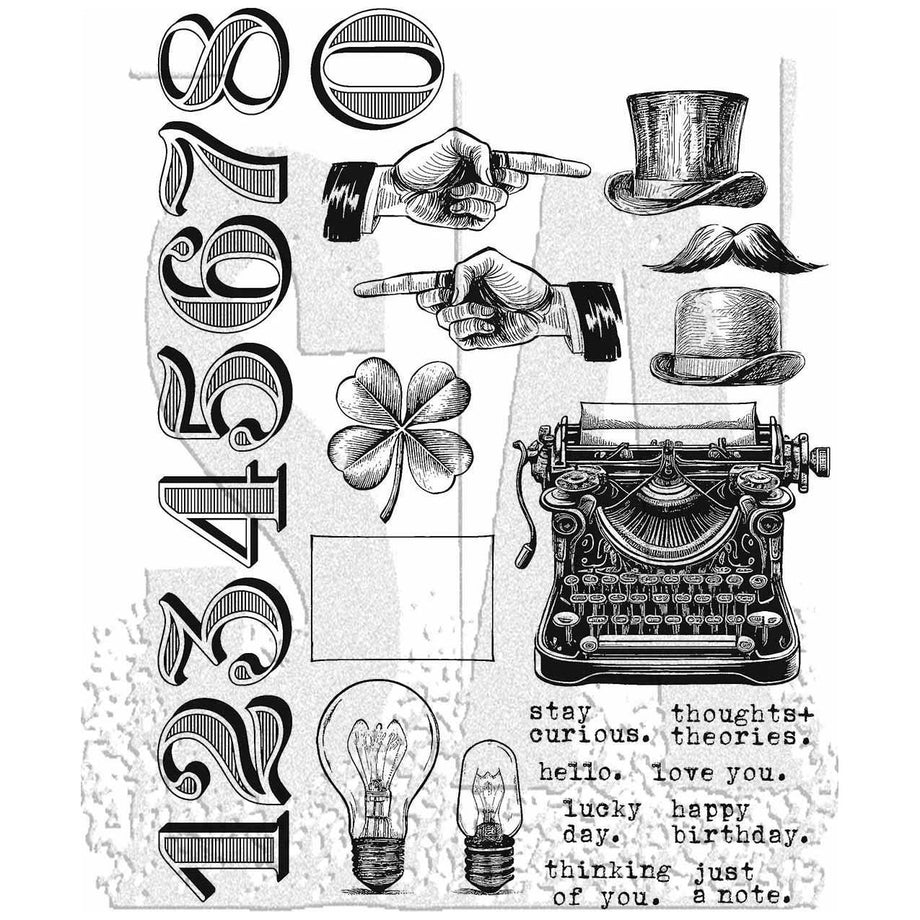 Tim Holtz Cling Rubber Stamps Curiosity Shop cms482 – Simon Says Stamp