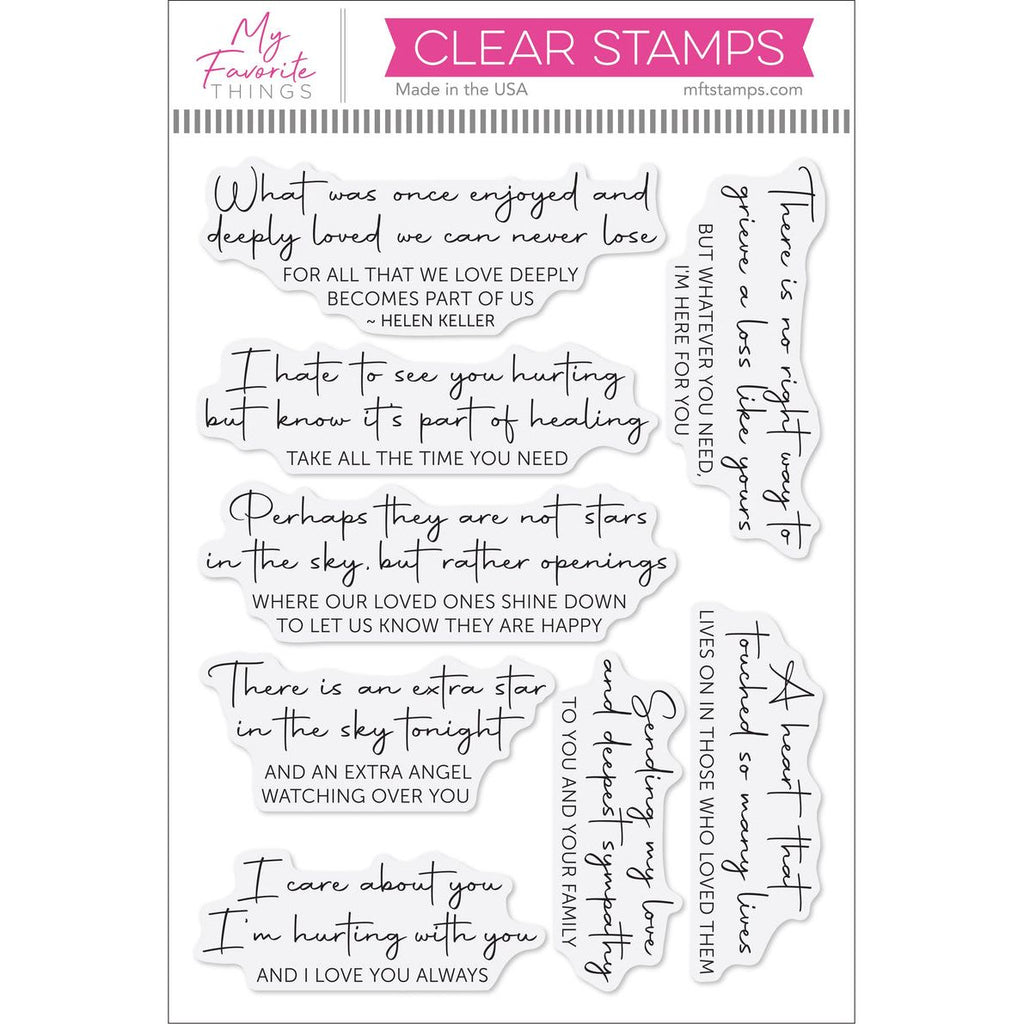 My Favorite Things Healing Words Clear Stamps cs874