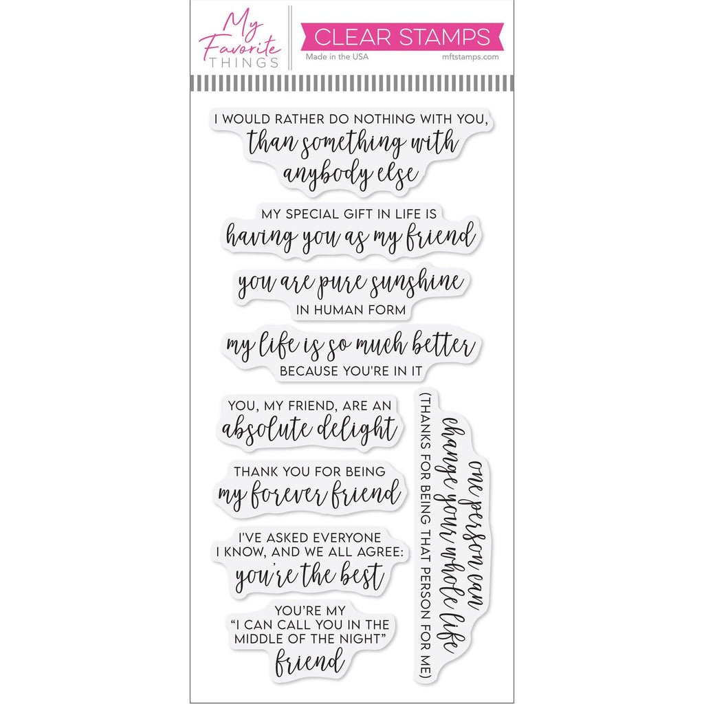 My Favorite Things Greetings for Good Humans Clear Stamps cs878