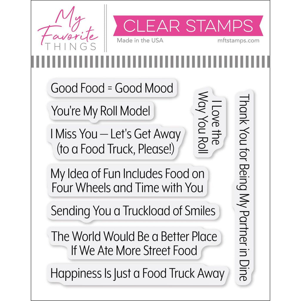 My Favorite Things Food Truck Fun Clear Stamps cs880