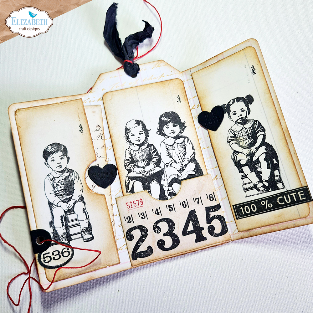 Elizabeth Craft Designs Measurements Clear Stamps cs357 kids