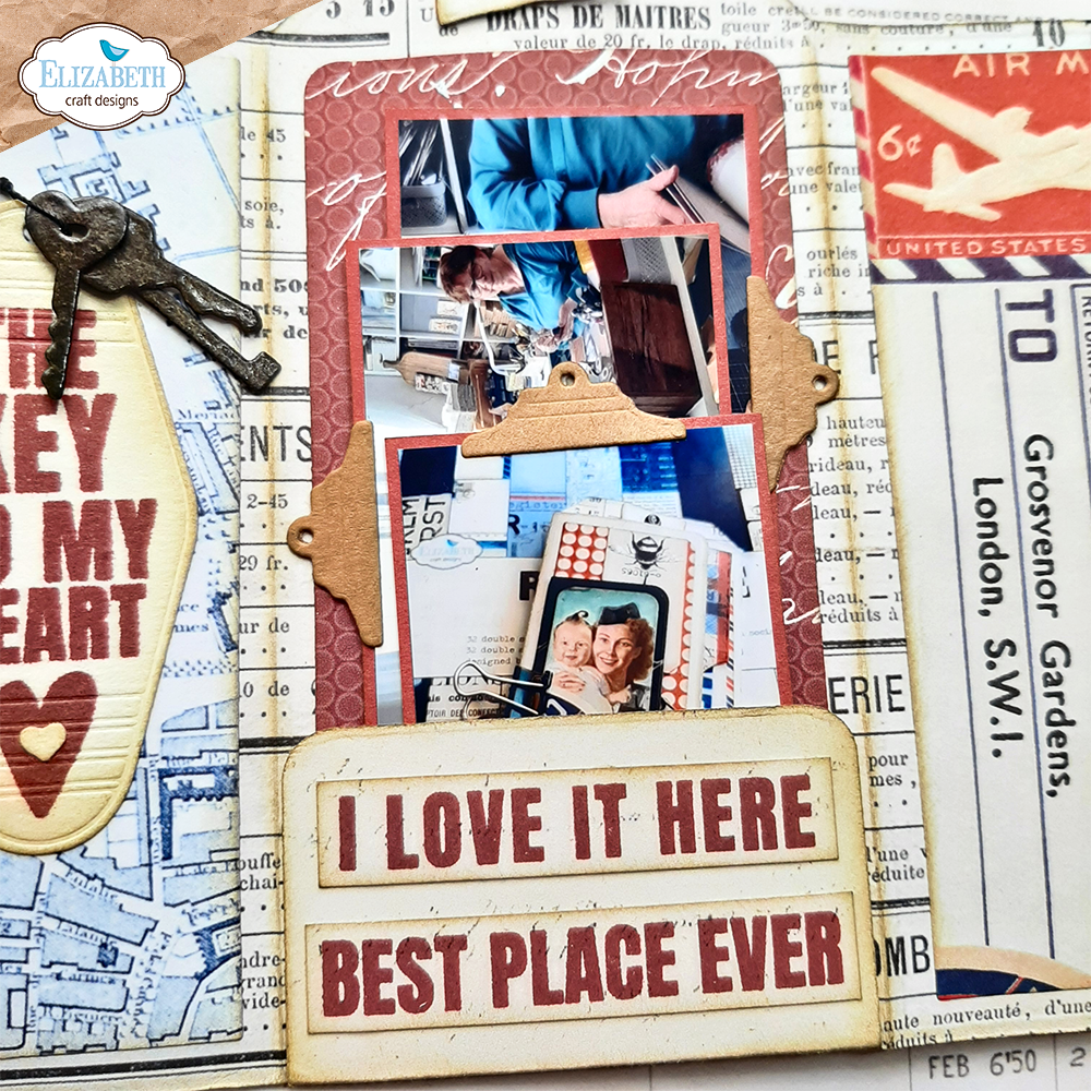 Elizabeth Craft Designs Frida at Home Stamp and Die set csd356 love it here