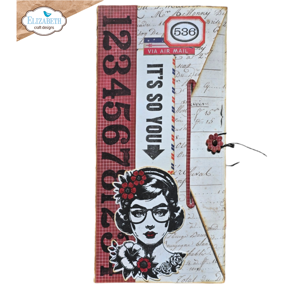 Elizabeth Craft Designs Frida at Home Stamp and Die set csd356 so you