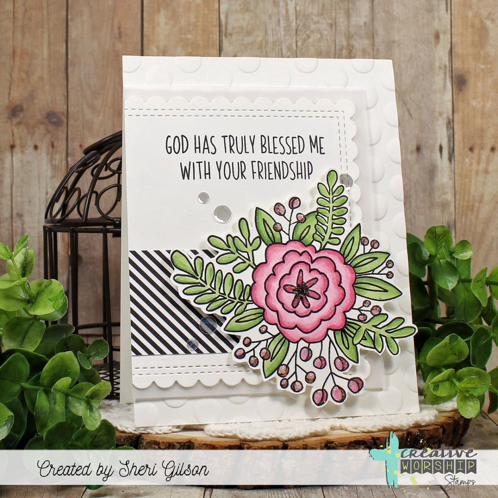 Creative Worship Truly Blessed STAMPtember Exclusive Stamps 3105ssc | color-code:ALT02