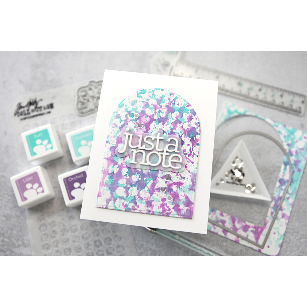 CZ Design Clear Stamps Just a Note Notes cz283c Celebrate Just a Note Card | color-code:ALT04