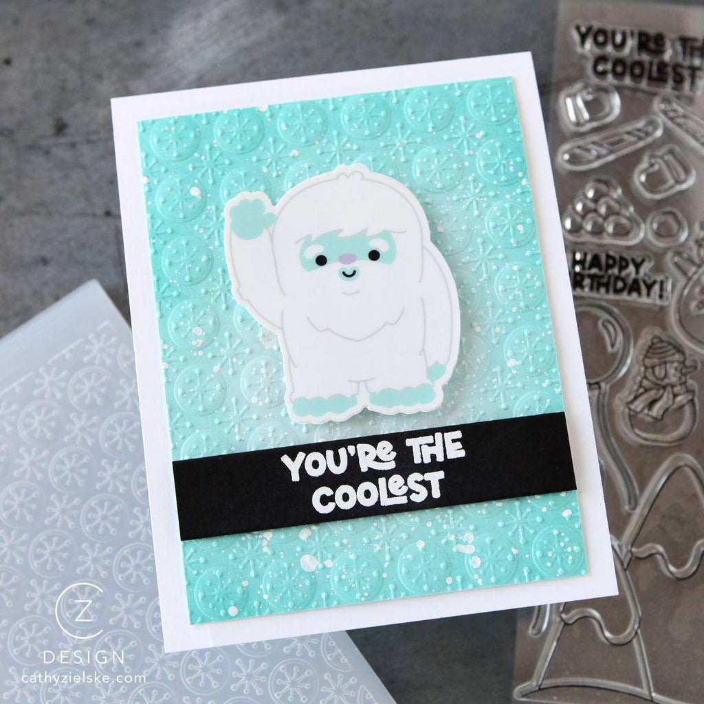 Simon Says Stamp Card Kit of the Month January 2025 Get Yeti ck0125 Winter Card | color-code:ALT07