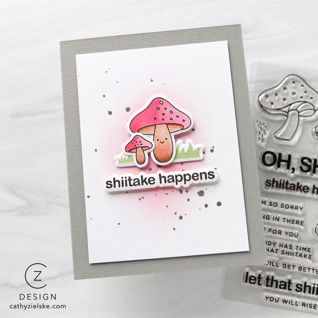 CZ Design Clear Stamps Oh Shiitake cz391c To Love Encouragement Card | color-code:ALT02