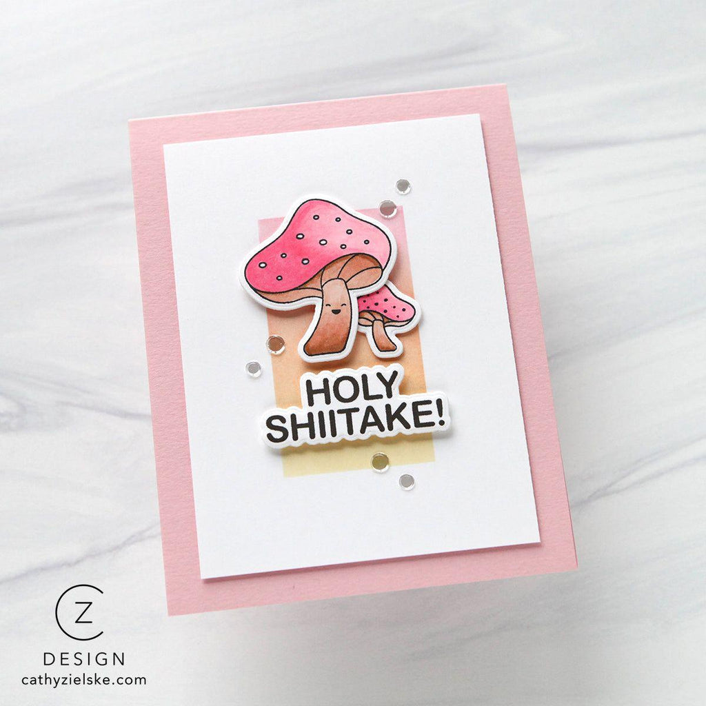 CZ Design Stamps and Dies Oh Shiitake set906os To Love Funny Card | color-code:ALT01