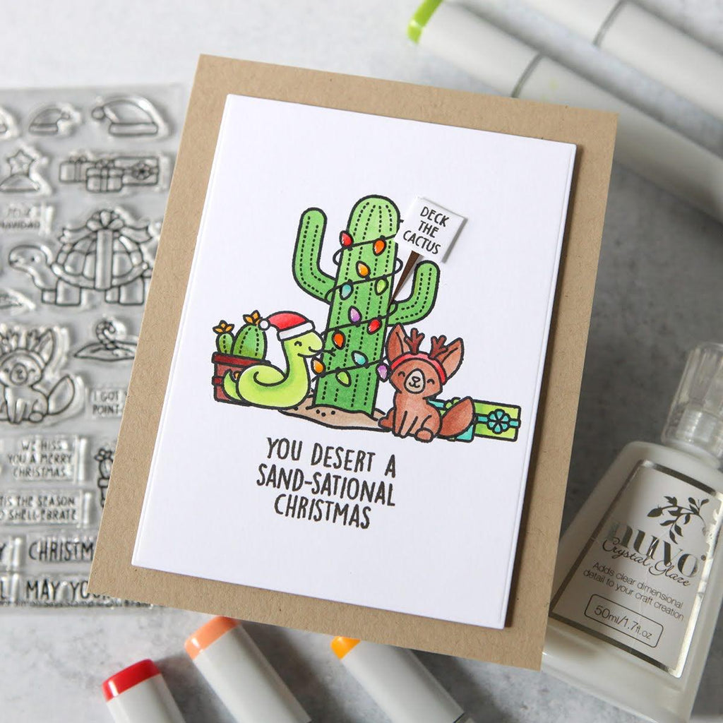 Lawn Fawn Christmas in the Desert STAMPtember Exclusive Stamp and Die Set | color-code:ALT03