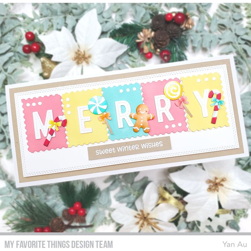 My Favorite Things Gingerbread Greetings Clear Stamps cs831 Sweet Winter Wishes | color-code:alt3