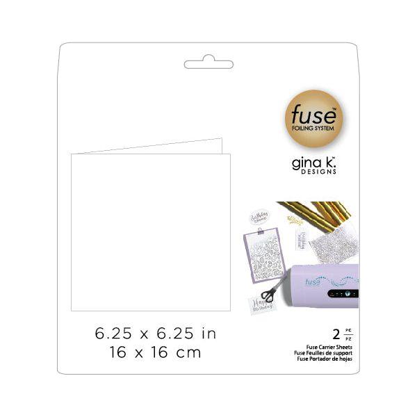 Gina K Designs Fuse Foiling System Carrier Sheets 2-pack ffs2