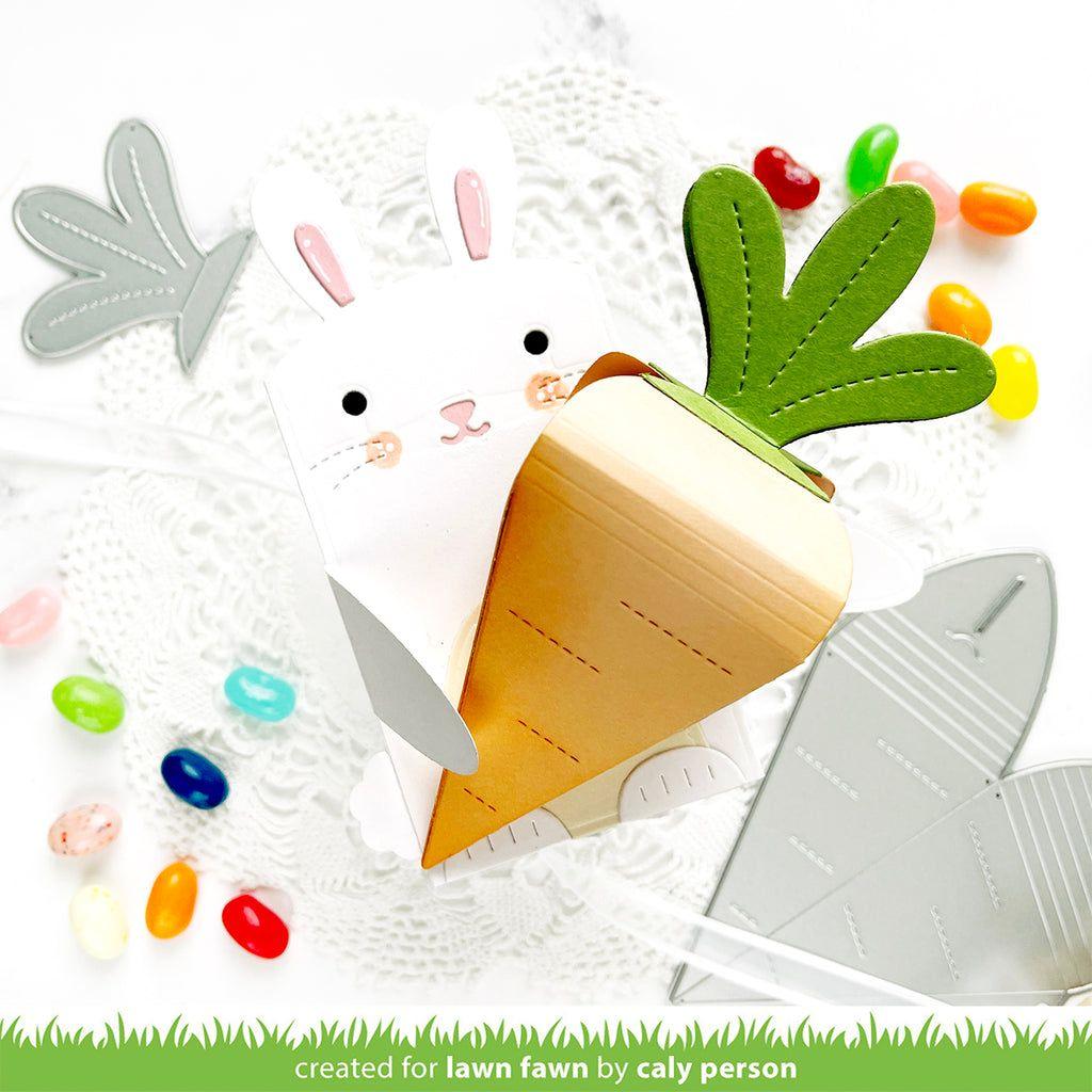 Lawn Fawn Carrot Treat Box Dies lf3380 Bunny and Carrot