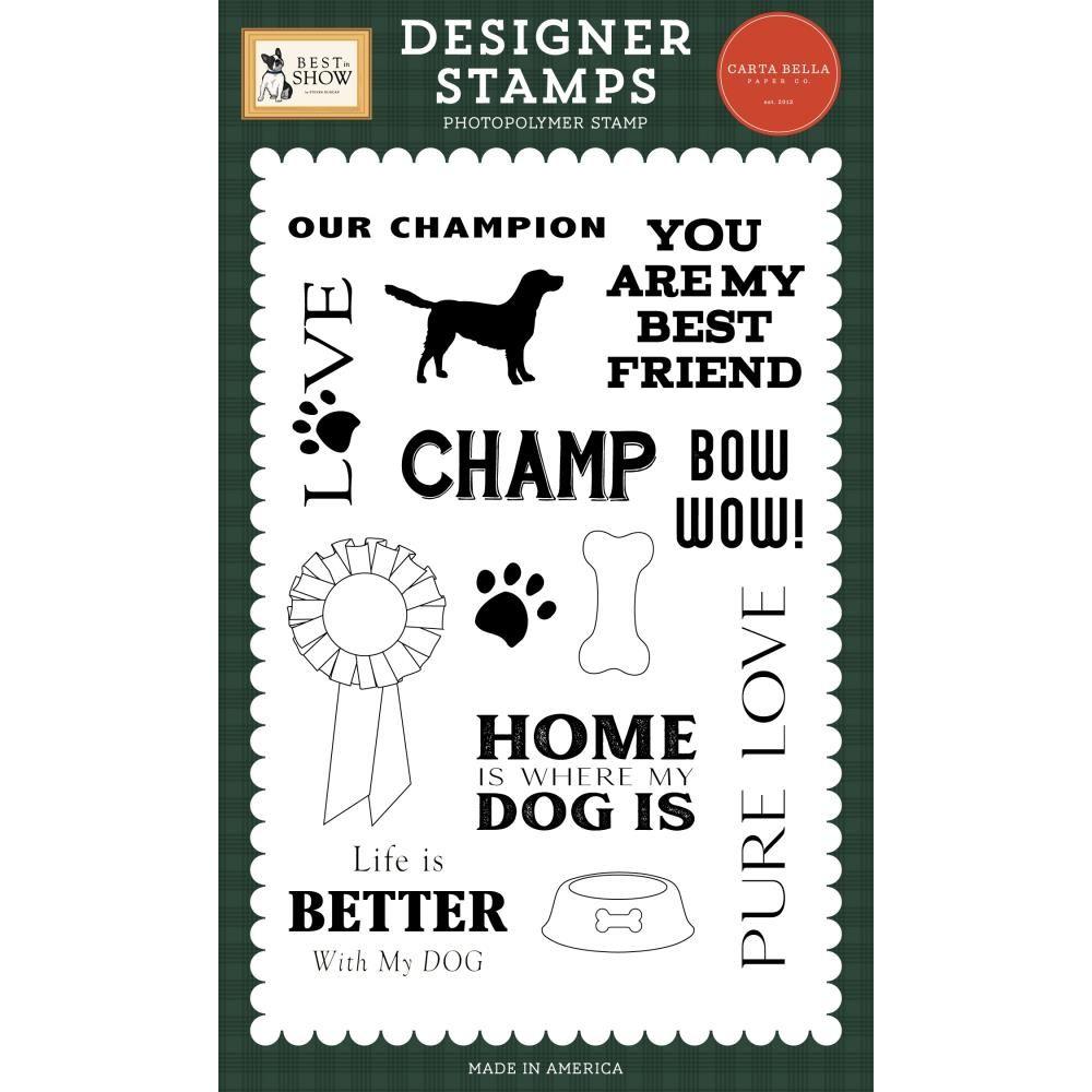 Carta Bella Our Champion Clear Stamps cbbis402041