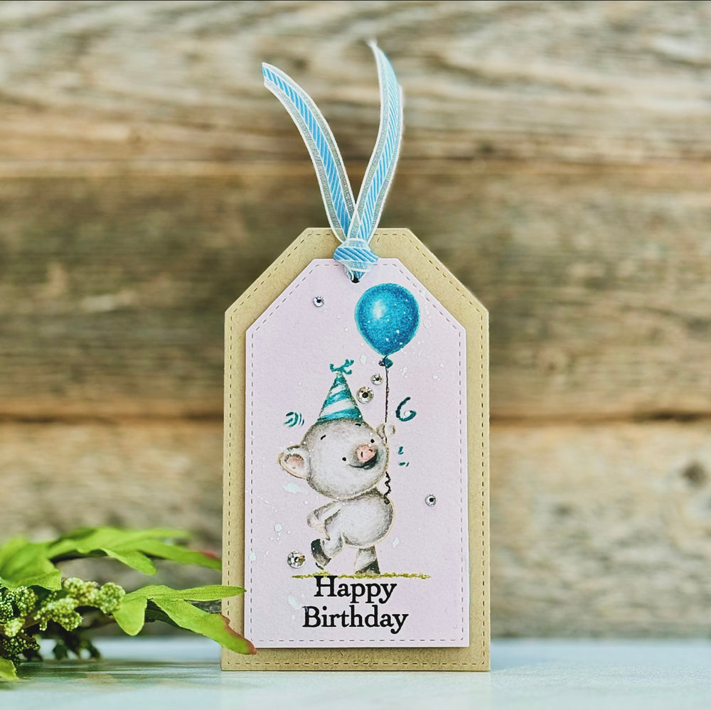 Simon Says Clear Stamps Celebrating You 2052ssc Celebrate Birthday Tag