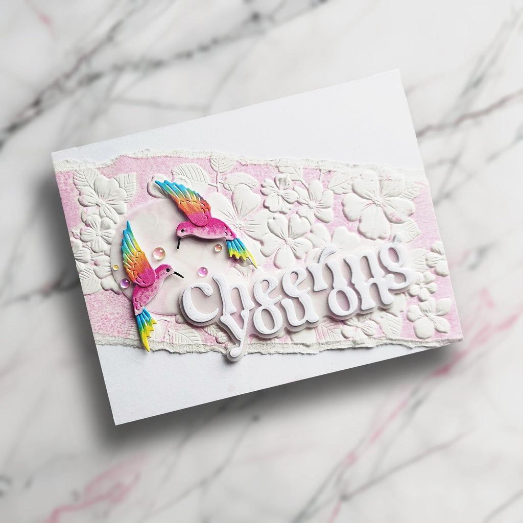 Simon Says Stamp Cheering Wafer Dies 1115mdc Cheering For You Encouragement Card