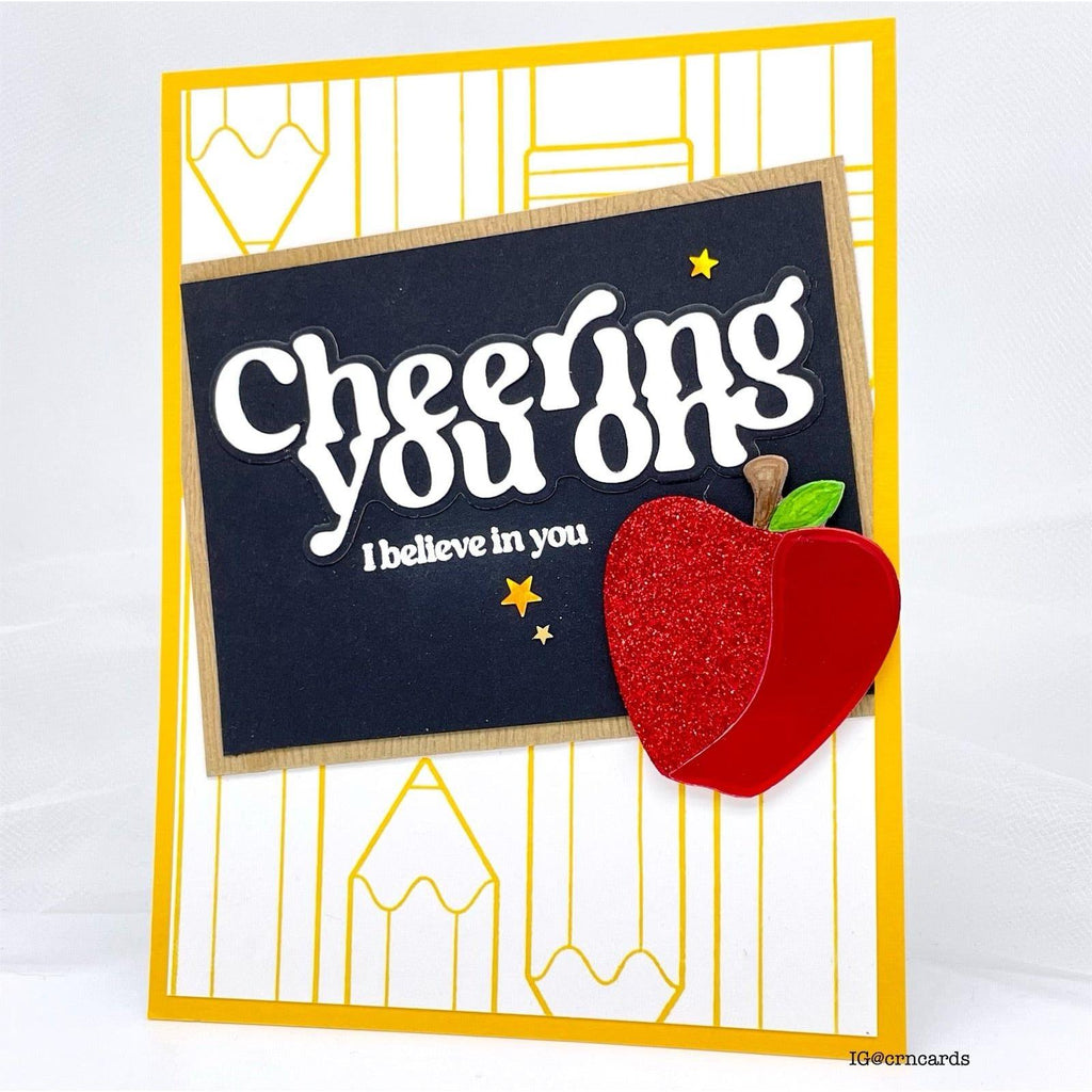 Simon Says Clear Stamps Cheering 1074msc Cheering for You Encouragement Card