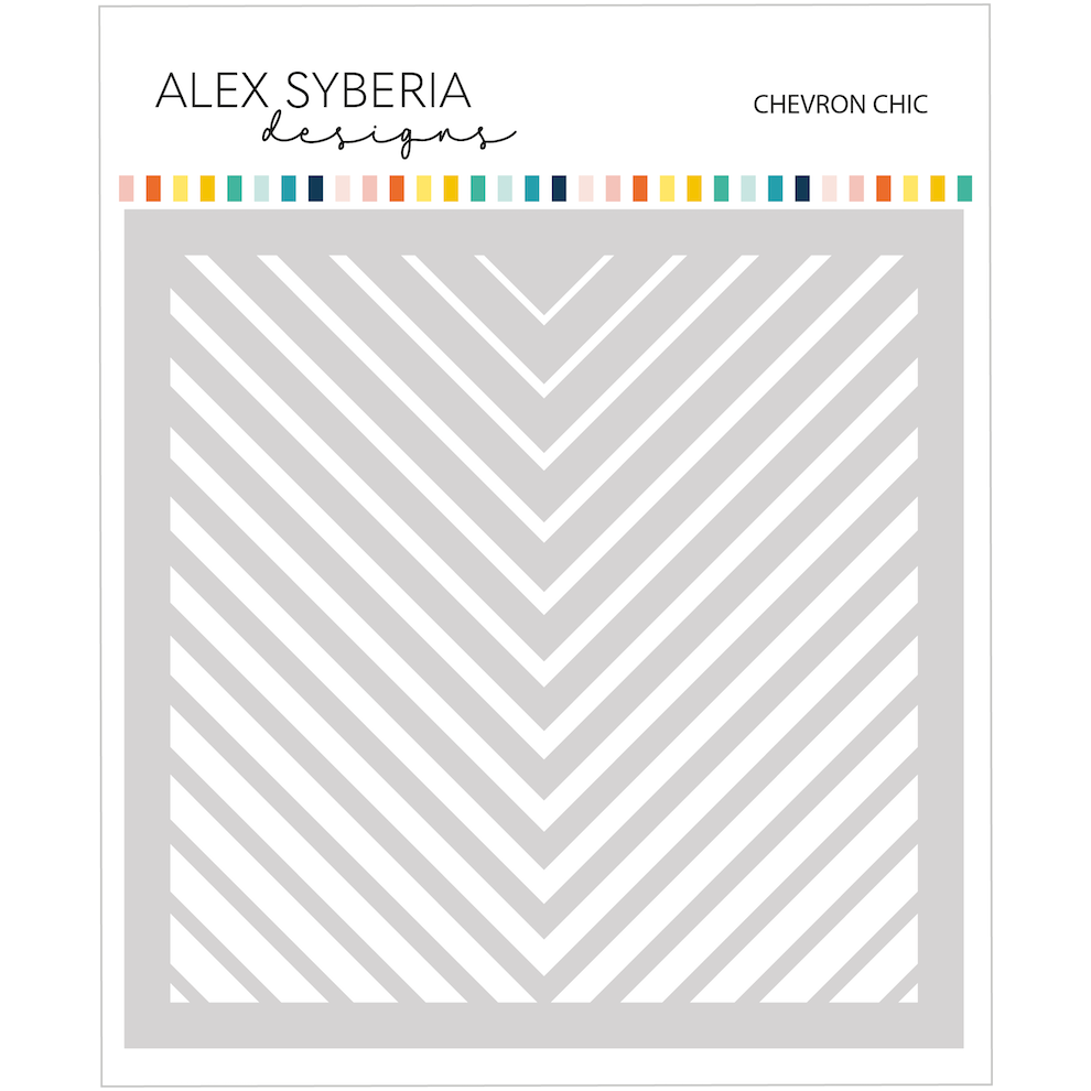 Alex Syberia Designs Chevron Chic Bundle stencil