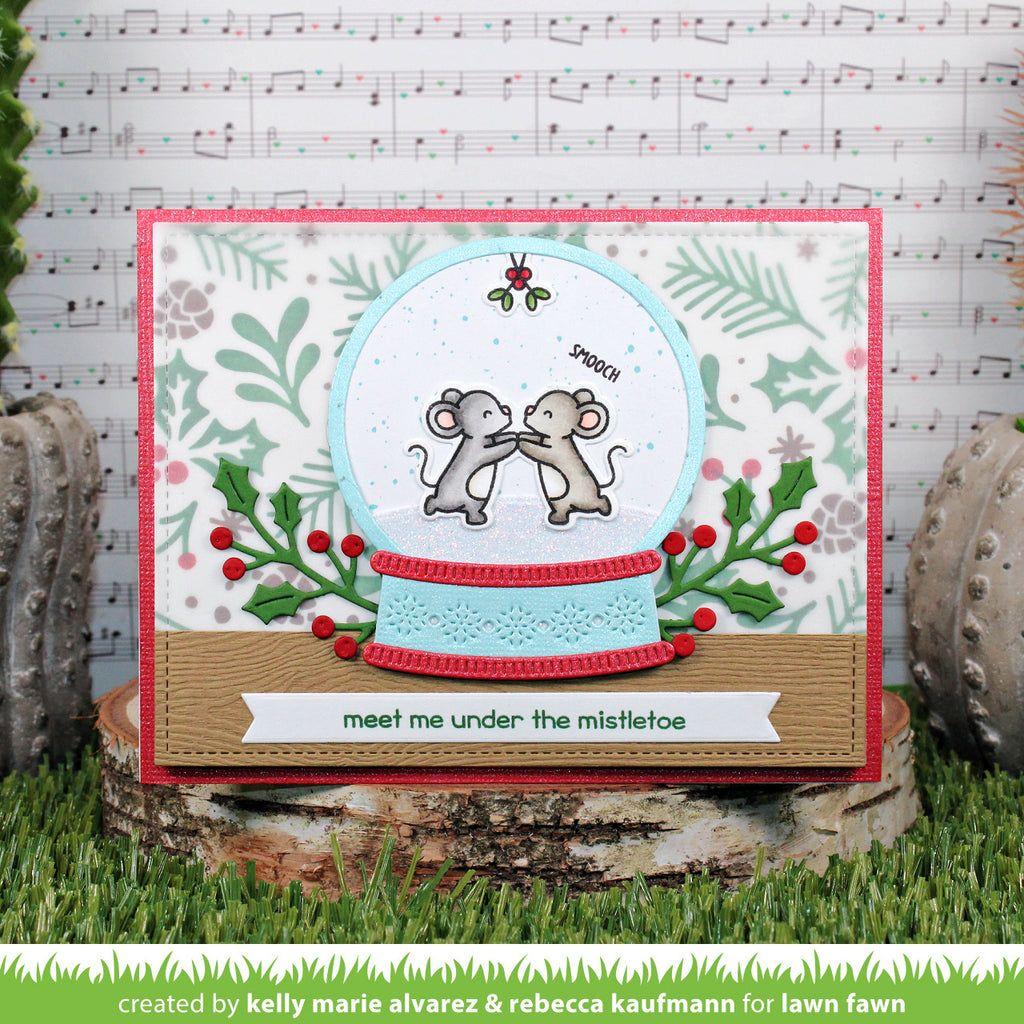 Lawn Fawn Christmas Before 'n Afters Clear Stamps lf3223 meet me