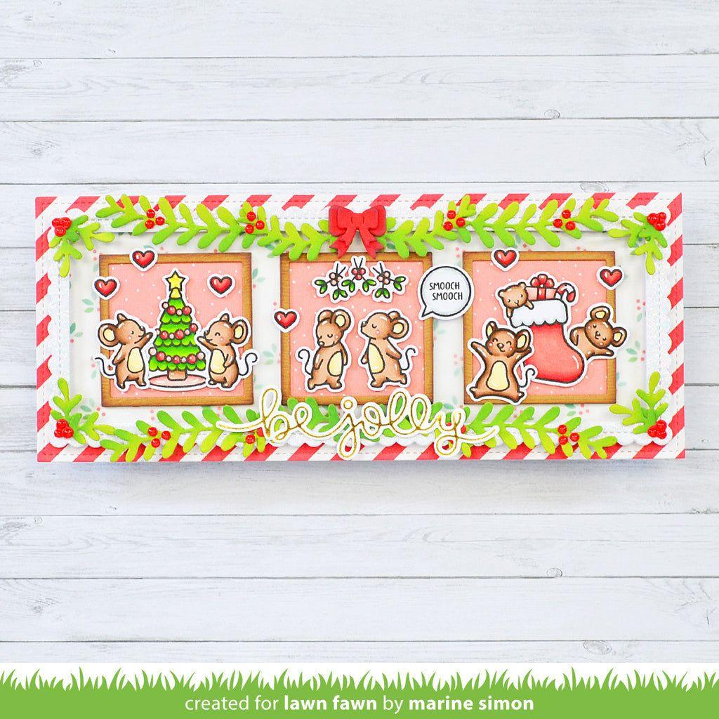 Lawn Fawn Christmas Before 'n Afters Clear Stamps lf3223 be jolly