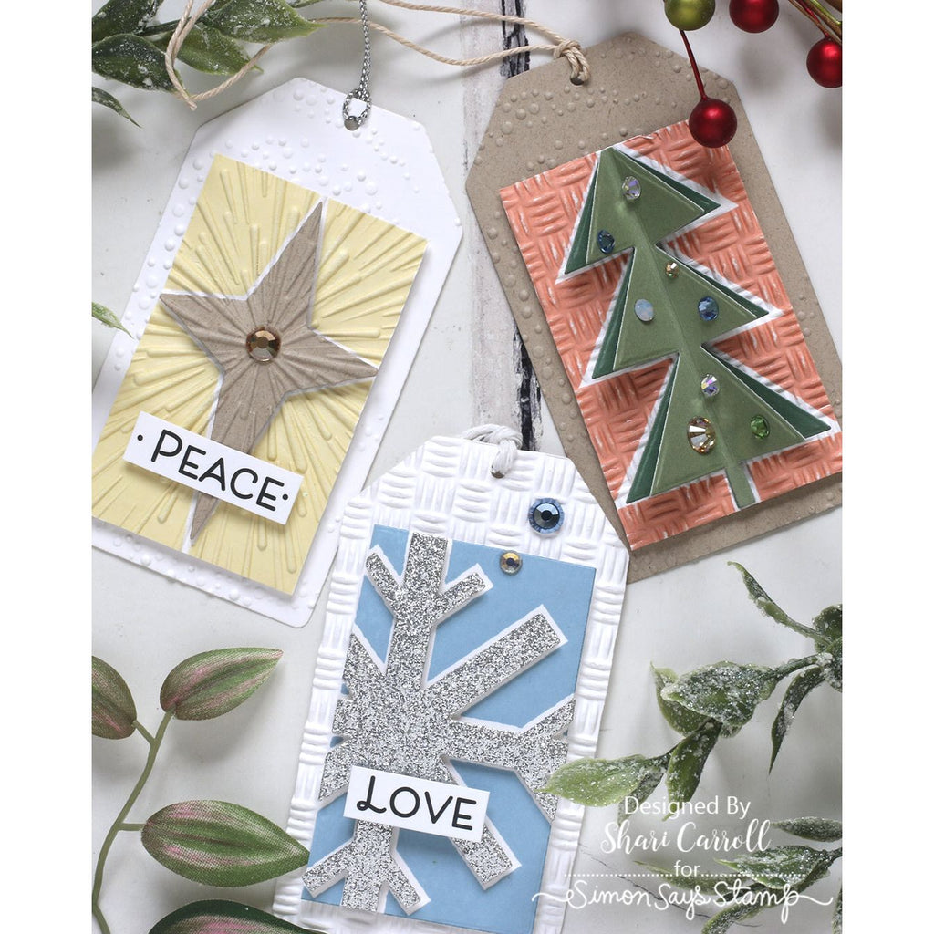 Simon Says Stamps and Dies Christmas Block Art set848cb Stamptember Christmas Tags | color-code:ALT01