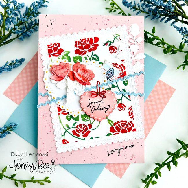 Honey Bee Lean On Each Other Dies hbds-527 Special Delivery Card