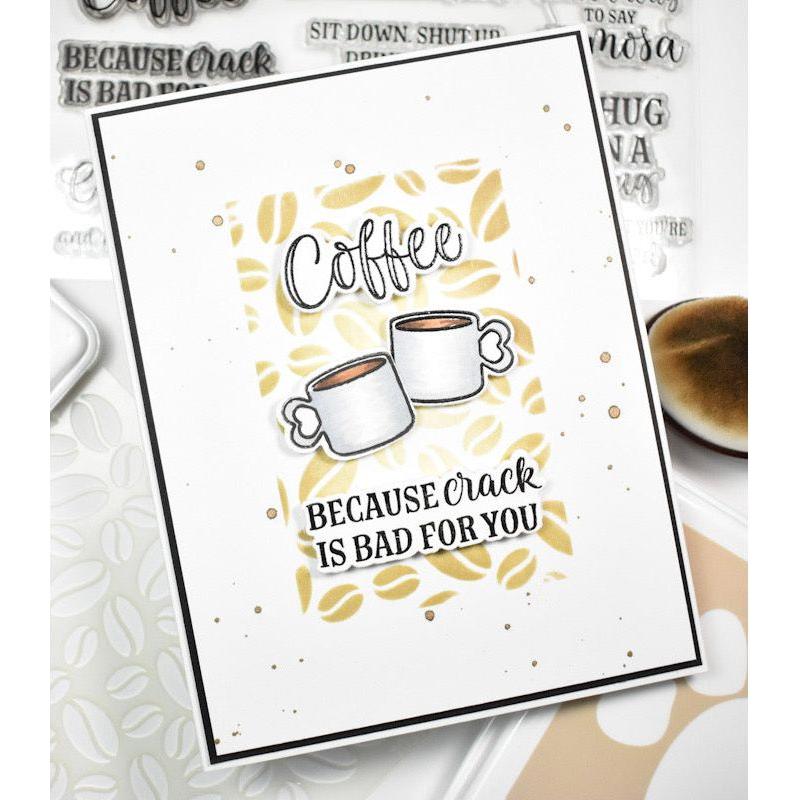 Simon Says Stamp Coffee Time Wafer Dies 1110sdc Stamptember Coffee Card | color-code:ALT02