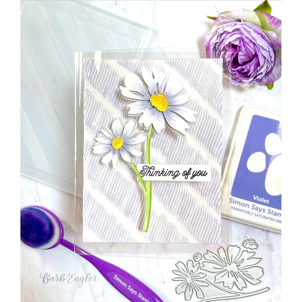 Simon Says Stamp Cosmos Duo Wafer Dies s929 Cheering for You Thinking of You Card | color-code:ALT06