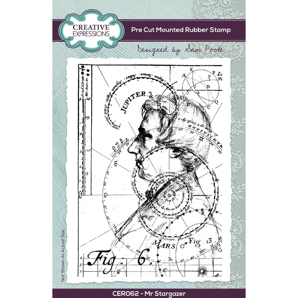 Creative Expressions Mr Stargazer Cling Stamp cer062