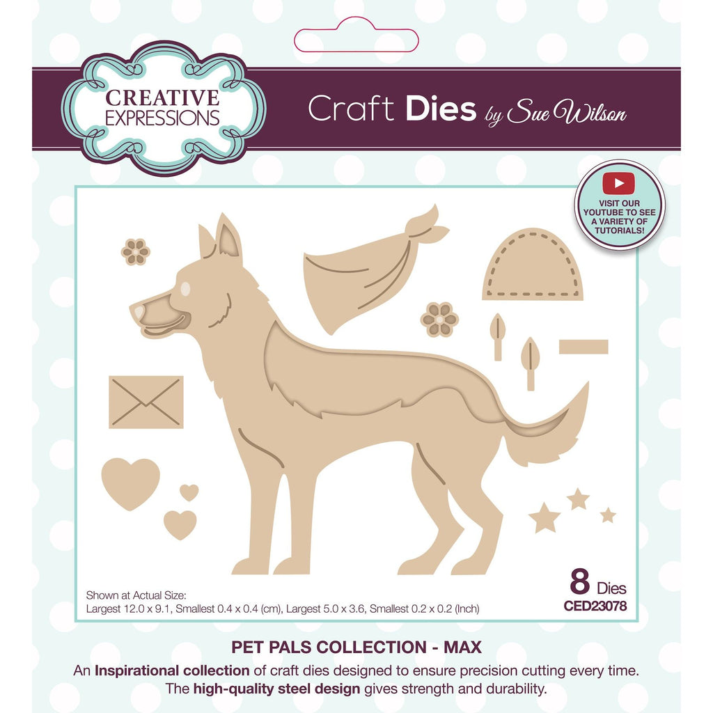 Creative Expressions Pet Pals Max Dies ced23078