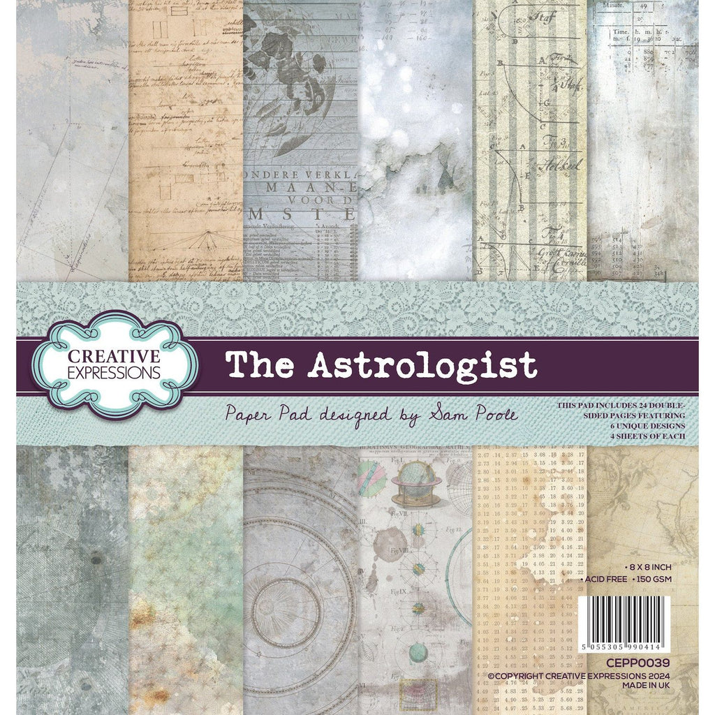 Creative Expressions The Astrologist 8x8 Paper Pad cepp0039