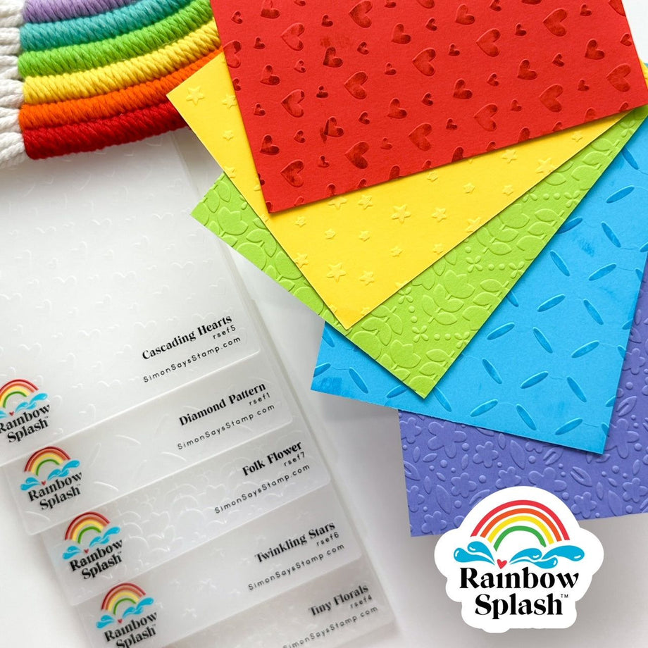 Rainbow Splash Cardstock Black rsc16 – Simon Says Stamp