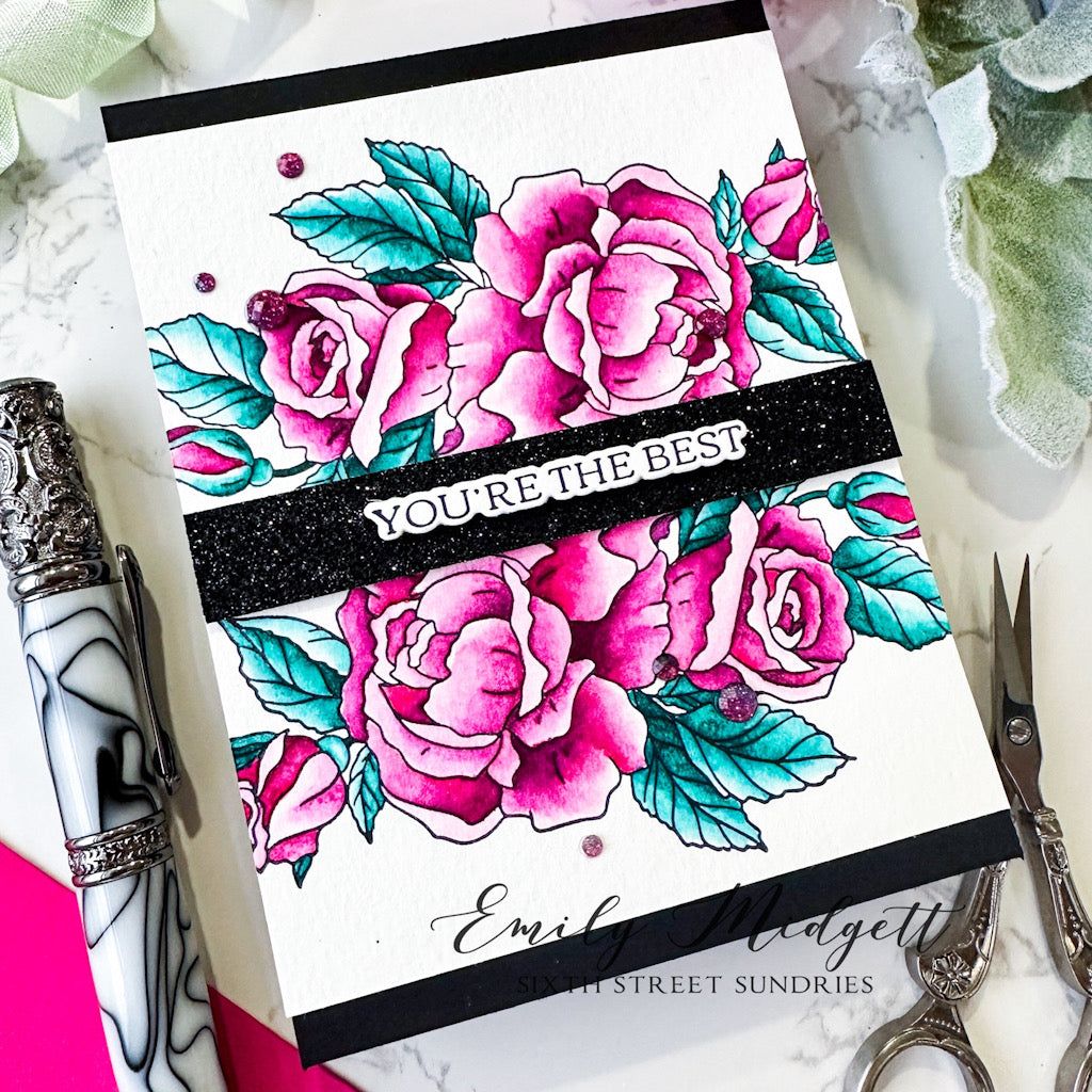 Floral Tea Kettle Cut File – Pinkfresh Studio