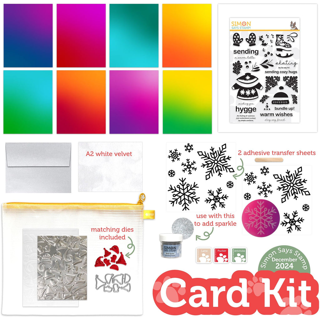 Simon Says Stamp Card Kit of the Month December 2024 Warmest Wishes ck1224