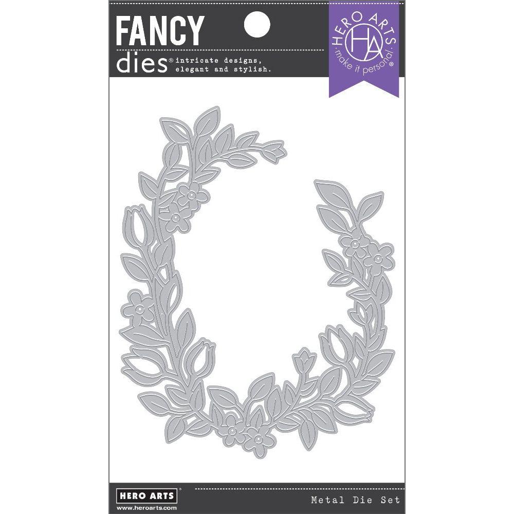 Hero Arts Fancy Cuts Die Floral Wreath df178